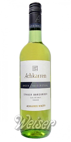 Wein / Deutschland / Grauer trocken Baden WG Achkarren Burgunder / 0,75 2022