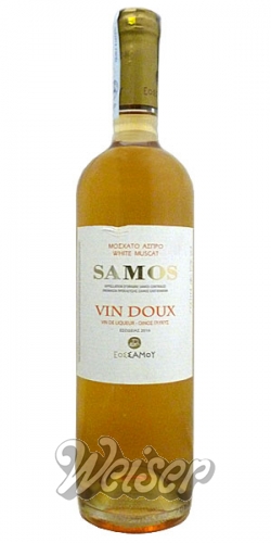 Wein / White Doux, Muscat Vin ltr. Griechenland Likörwein Samos 0,75 UWC Griechischer 