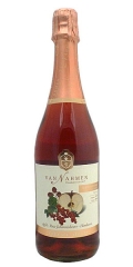 van Nahmen Apfel - Rote Johannisbeere - Himbeere Frucht - Secco, Alkoholfrei 0,75 ltr.