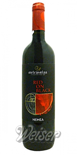 Nemea 2020 Griechenland ltr. Red trocken Mitravelas on Estate 0,75 Black / Wein Agiorgitiko /