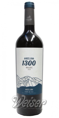 Wein / Argentinien / 1300 Malbec Andeluna 2021 0,75