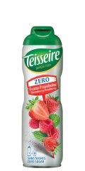 Teisseire Fraise-Framboise Zero 0,6 ltr. Erdbeeren und Himbeeren, Konzentrat 1:12