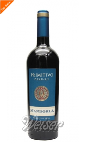Wein / Italien / Apulien / 2022 0,75 Mandorla Puglia Primitivo