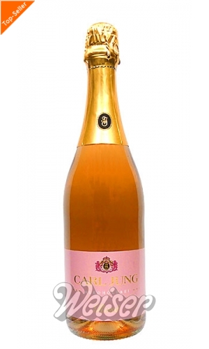 ltr. alkoholfreiem alkoholfrei aus Rose Getränk Schäumendes / Carl Alkohol... Jung 0,75 Mousseux, Wein Ohne