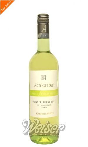 Wein / Deutschland / trocken Burgunder Achkarren WG / 2022 0,75 Baden Weisser